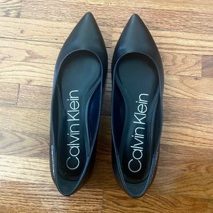 Calvin Klein Black Flats